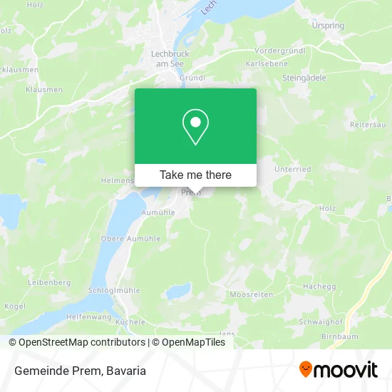 Карта Gemeinde Prem