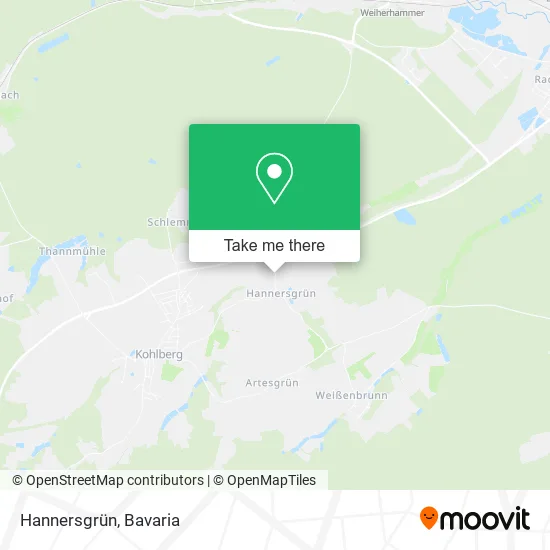 Карта Hannersgrün