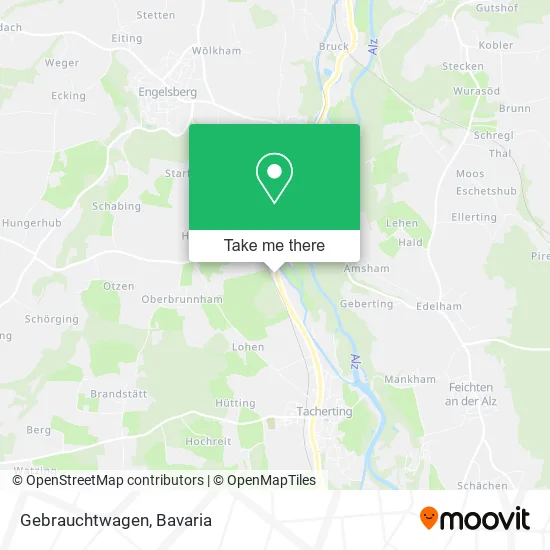 Карта Gebrauchtwagen