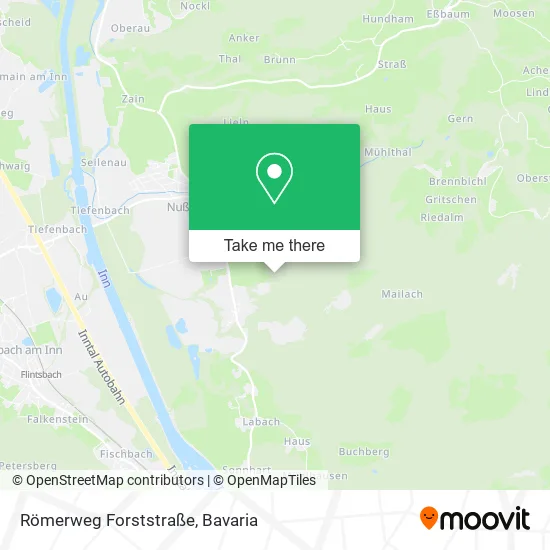 Römerweg Forststraße map