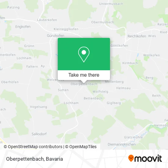 Карта Oberpettenbach