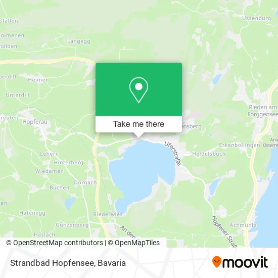 Карта Strandbad Hopfensee
