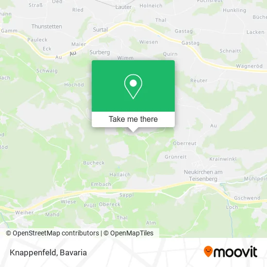 Карта Knappenfeld