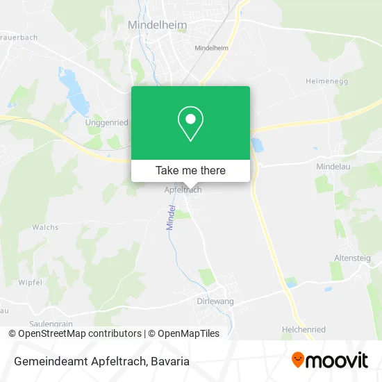 Карта Gemeindeamt Apfeltrach
