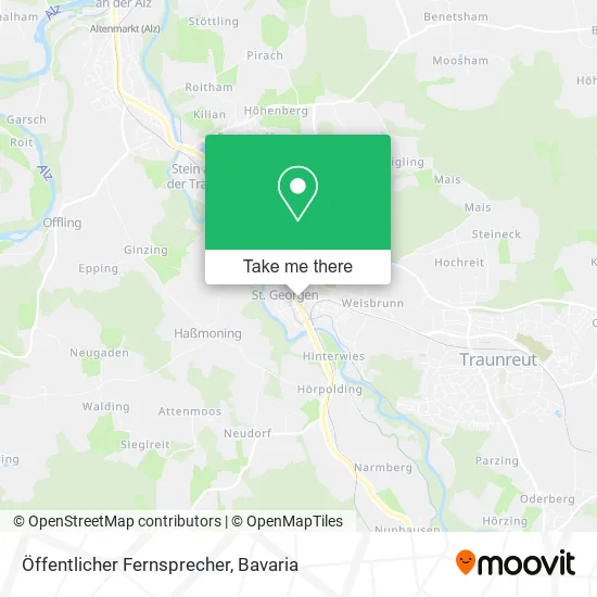 Карта Öffentlicher Fernsprecher