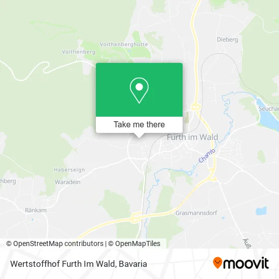 Карта Wertstoffhof Furth Im Wald