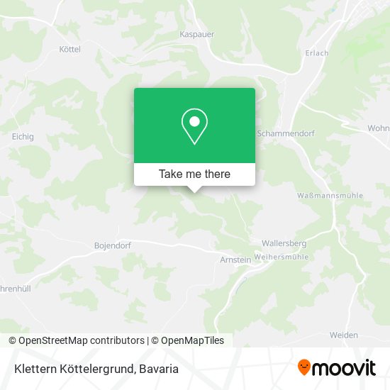 Klettern Köttelergrund map