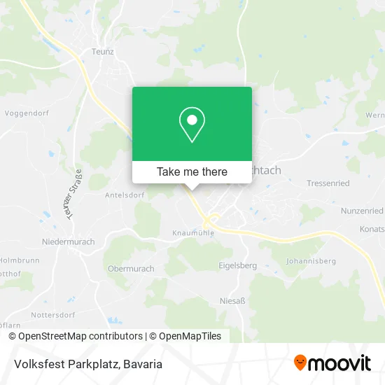 Карта Volksfest Parkplatz