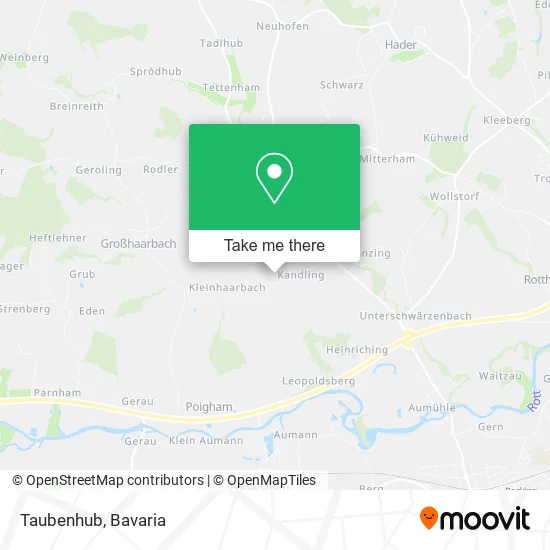 Карта Taubenhub