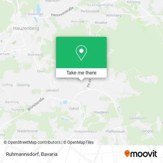Карта Ruhmannsdorf
