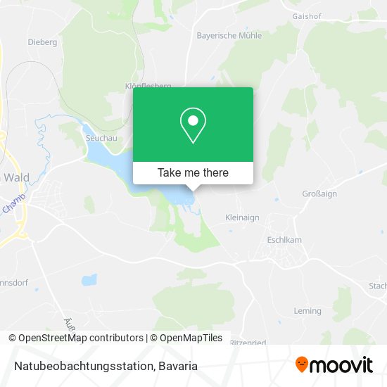 Natubeobachtungsstation map