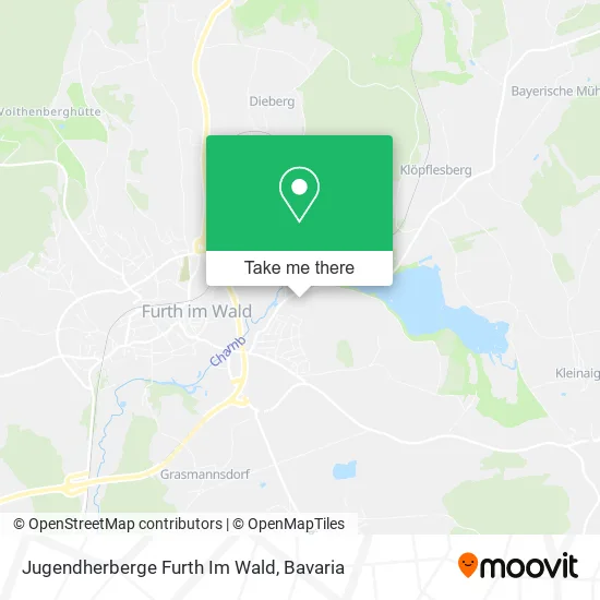 Карта Jugendherberge Furth Im Wald