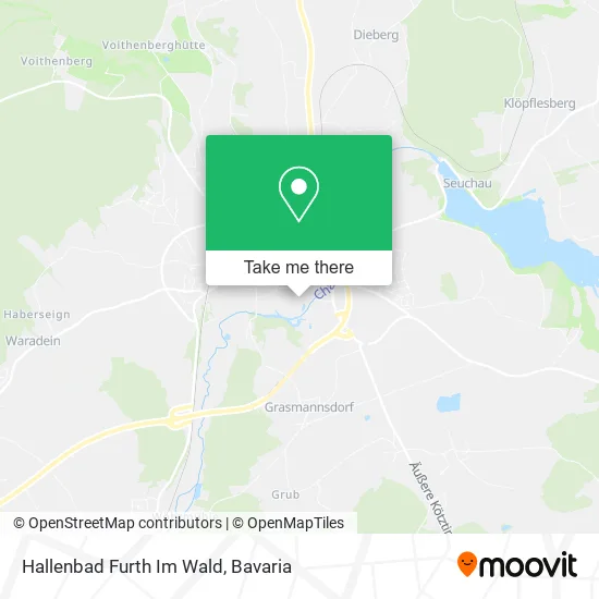 Карта Hallenbad Furth Im Wald