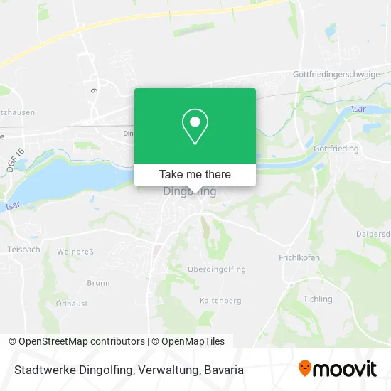 Карта Stadtwerke Dingolfing, Verwaltung