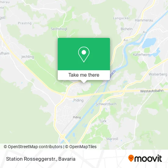 Карта Station Rosseggerstr.