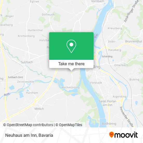 Карта Neuhaus am Inn