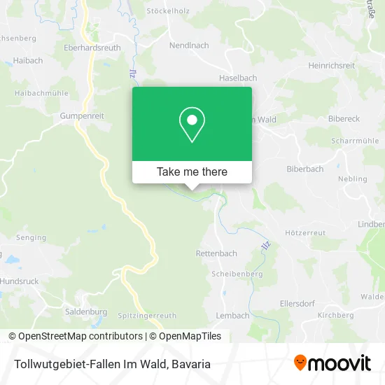 Карта Tollwutgebiet-Fallen Im Wald