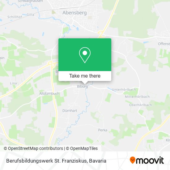 Berufsbildungswerk St. Franziskus map