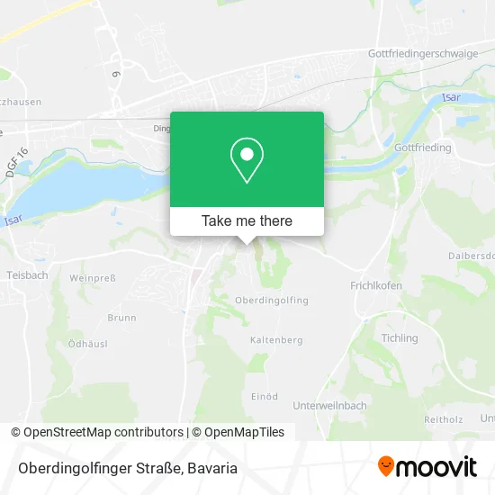 Карта Oberdingolfinger Straße