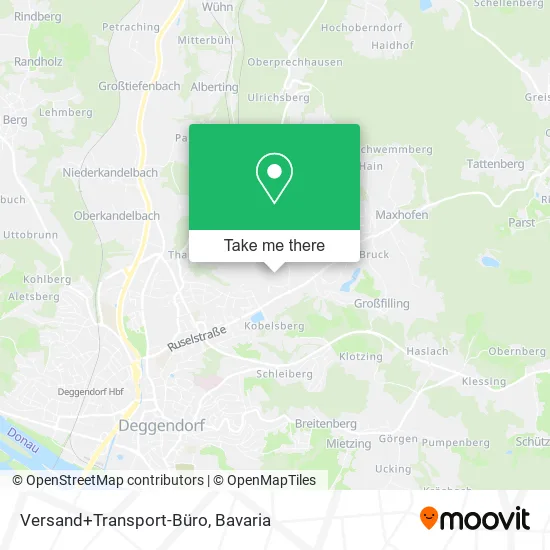 Карта Versand+Transport-Büro