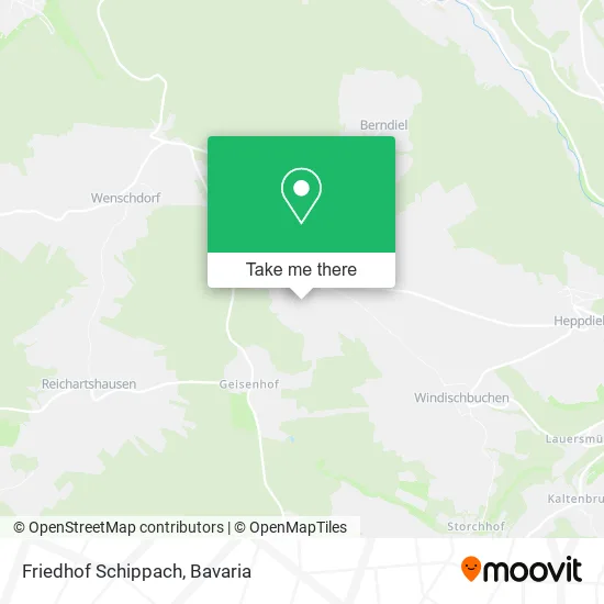 Карта Friedhof Schippach