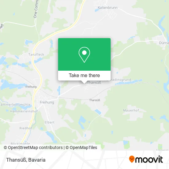 Карта Thansüß