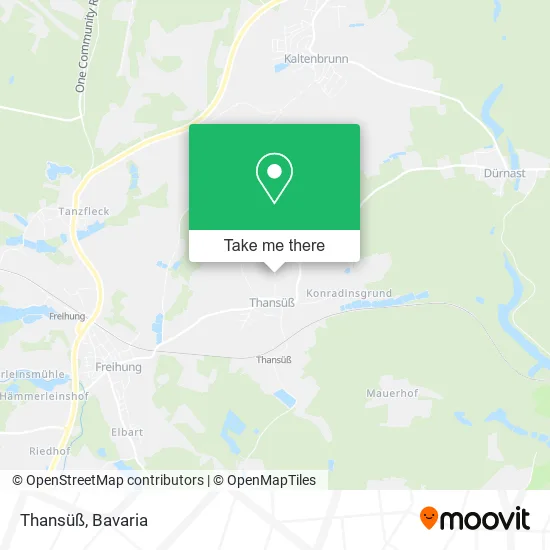 Карта Thansüß