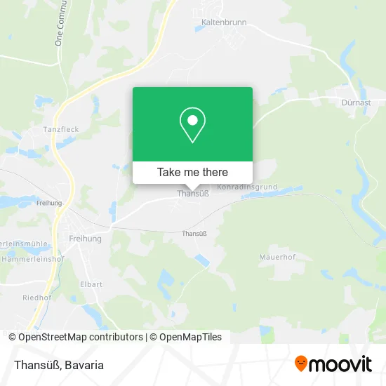 Карта Thansüß