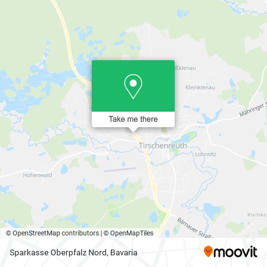 Sparkasse Oberpfalz Nord map