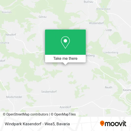 Карта Windpark Kasendorf - Wea5