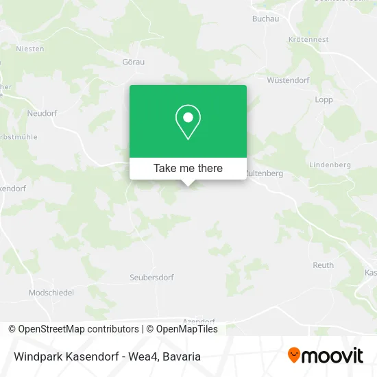 Карта Windpark Kasendorf - Wea4