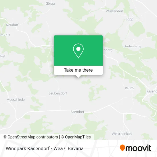 Карта Windpark Kasendorf - Wea7