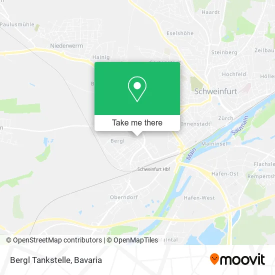 Карта Bergl Tankstelle