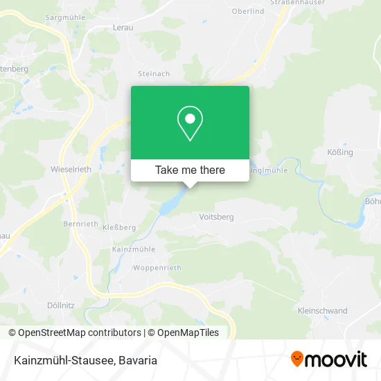 Карта Kainzmühl-Stausee