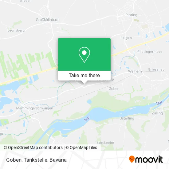 Карта Goben, Tankstelle