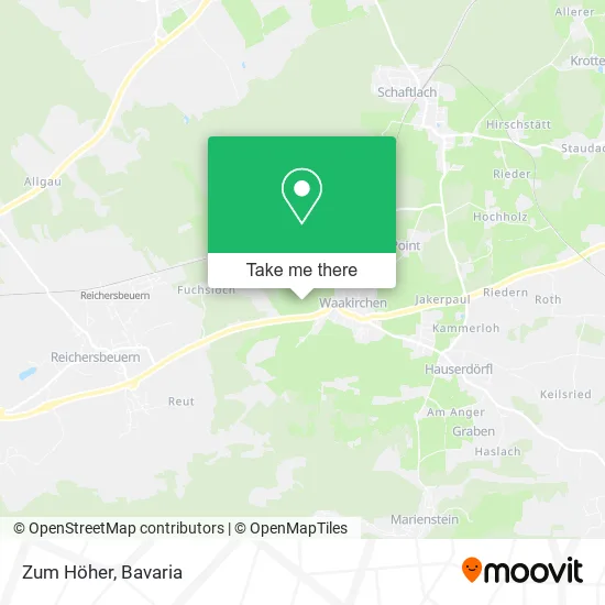Карта Zum Höher