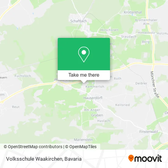 Карта Volksschule Waakirchen