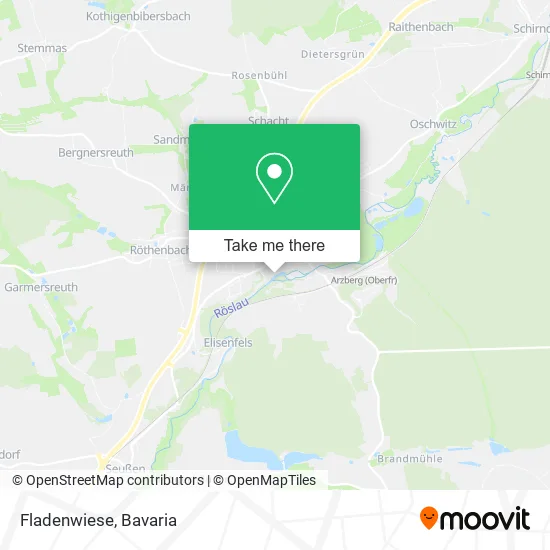 Карта Fladenwiese