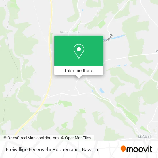 Карта Freiwillige Feuerwehr Poppenlauer