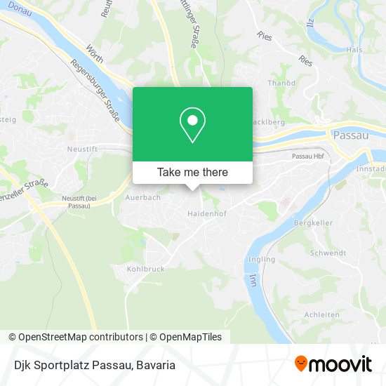 Djk Sportplatz Passau map