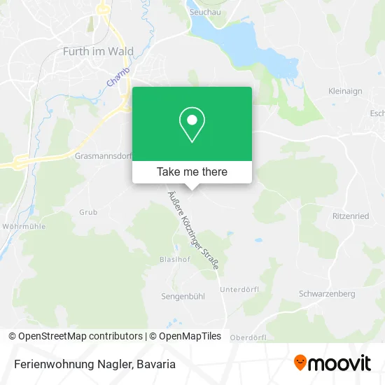 Карта Ferienwohnung Nagler