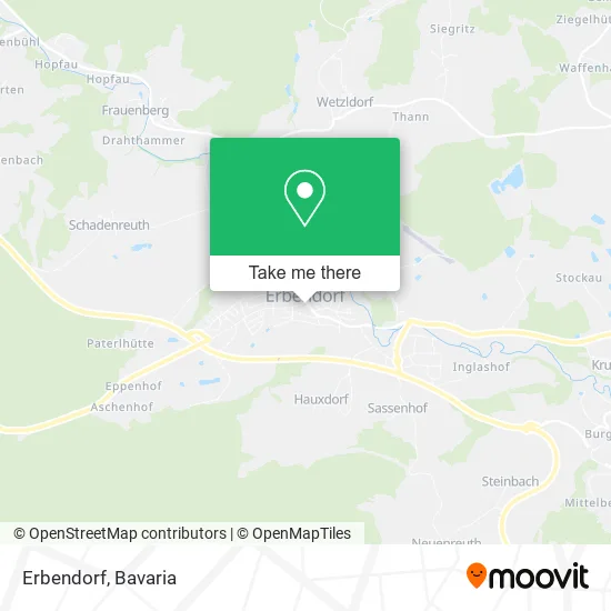 Карта Erbendorf