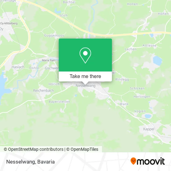 Карта Nesselwang