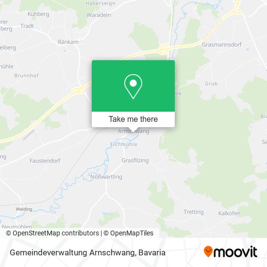 Gemeindeverwaltung Arnschwang map