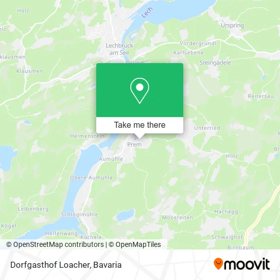 Карта Dorfgasthof Loacher