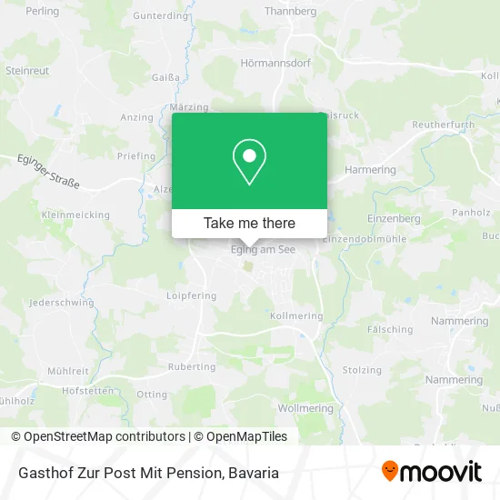 Карта Gasthof Zur Post Mit Pension