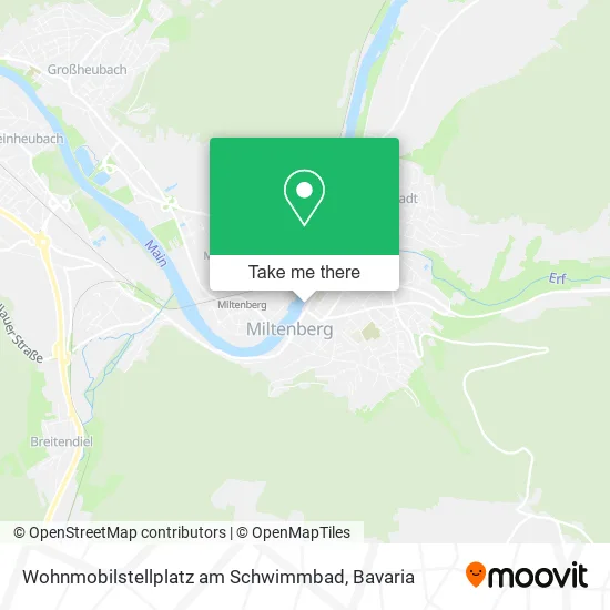 Карта Wohnmobilstellplatz am Schwimmbad