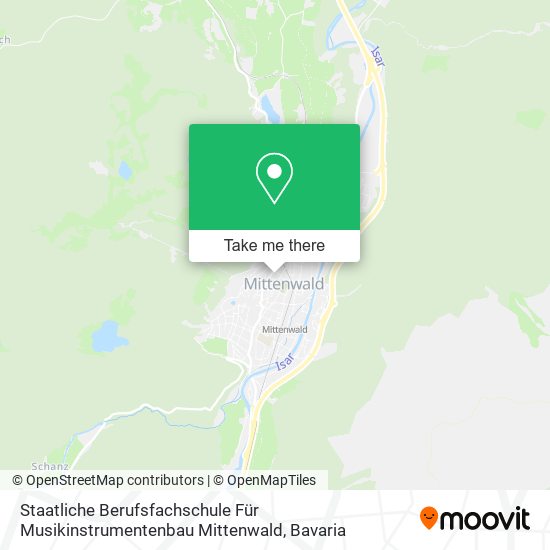 Staatliche Berufsfachschule Für Musikinstrumentenbau Mittenwald map