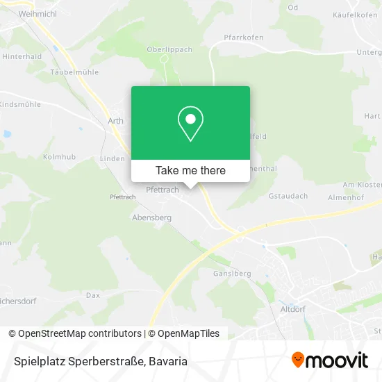 Карта Spielplatz Sperberstraße