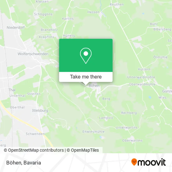 Карта Böhen